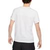 Nike T Shirts Men's White Crew Neck Moderate Straight Fit DJ1390-100