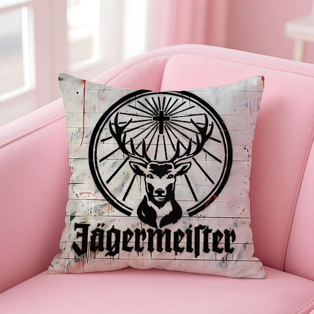 Beliebte Marken J-JagermeisterS Kissenbezug Bequemer Wende-Kissenbezug Ideal für Auto Sofa Schlafzimmer & Mehr