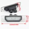 1 par registreringsskylt ljus lampa 18SMD Inget fel LED nummer OEM direkt för Infiniti Fx35 Fx45 Q45 I30 I35 Q70 Nissan Fuga Cefiro