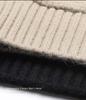 Men's Knitted Stand-up Collar Cardigan: Trendy Autumn/Winter Fashion Sweater with Long Sleeves and Thickened Design.