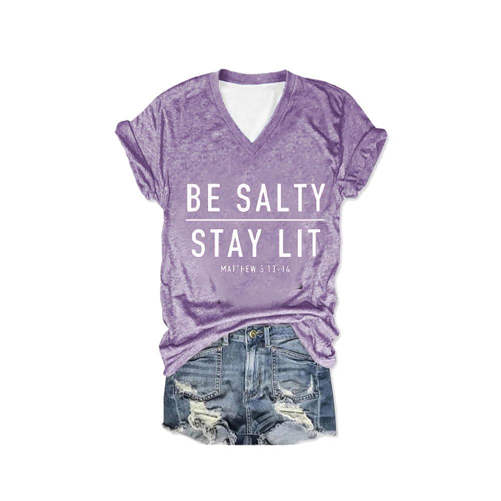 Women's spring and summer slim fit comfortable top 3D digital print V-neck women's T-shirt 3422
