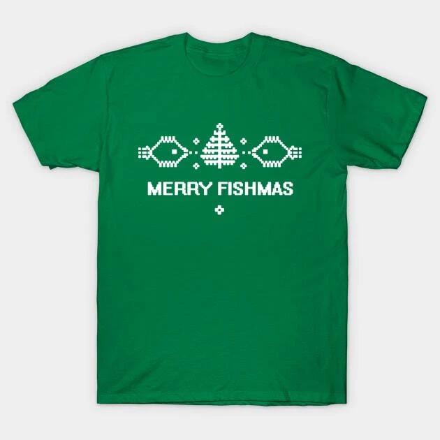 merry fishmas Made in Australia T-Shirt S