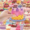 50 New Birthday Cake Graffiti Stickers Car Mobile Phone Water Cup Decoration Stickers Waterproof Creative Hand Note Stickers