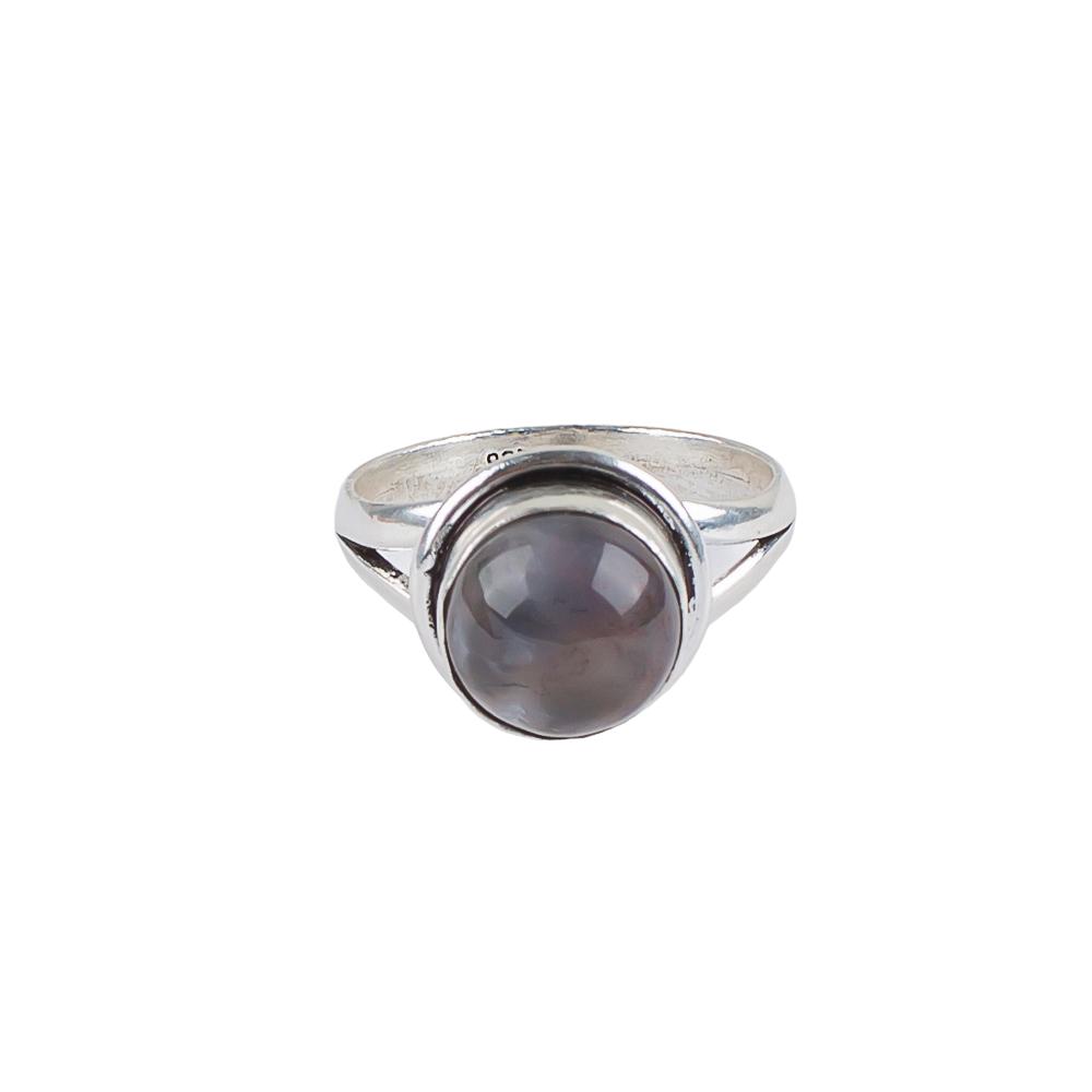 Moss Agate Gemstone Handmade 925 Sterling Silver Jewelry May Birthstone Ring RR-11-33