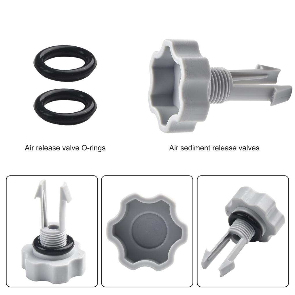 2pcs Air Release Valve With O-Rings For Filter Pumps Exhaust Valves 10460 10264 For Intex Swimming Pool Replacement Part
