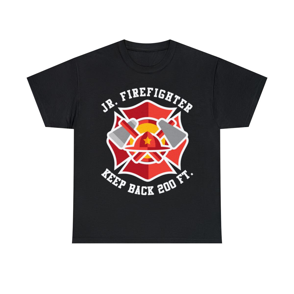 Jr Firefighter Graphic Tee Shirt, S-5XL XL