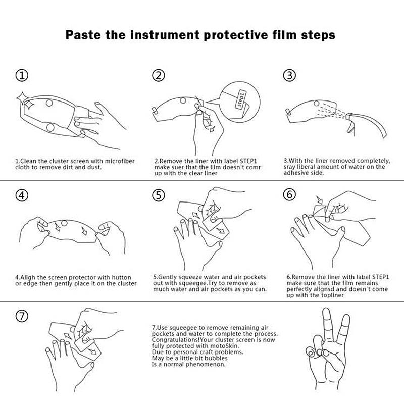 Instrument Film Fit For Tuareg 660 Tuareg660 RSV4/Tuono V4 2021 2022 2023 2024 Scratch Cluster Screen Dashboard Protection