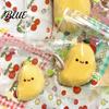 Banana Sensory Toy 1/2Pcs Cartoon Squeeze Stretchy Relaxation Focus Aid Smiling Anxiety Relief Fidget Portable Simulated Fruit Shape Stress