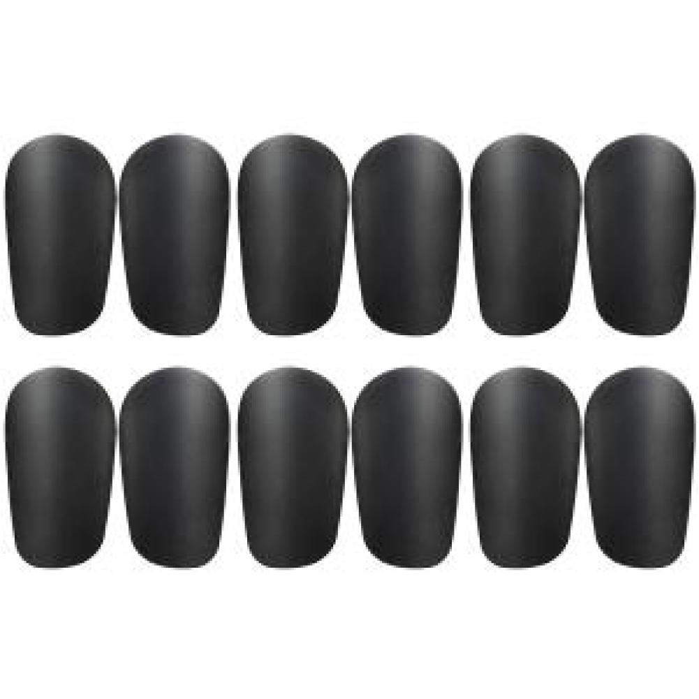 

1 пара футбольных щитков для голени для молодежи и взрослых (Черный 10x6см)