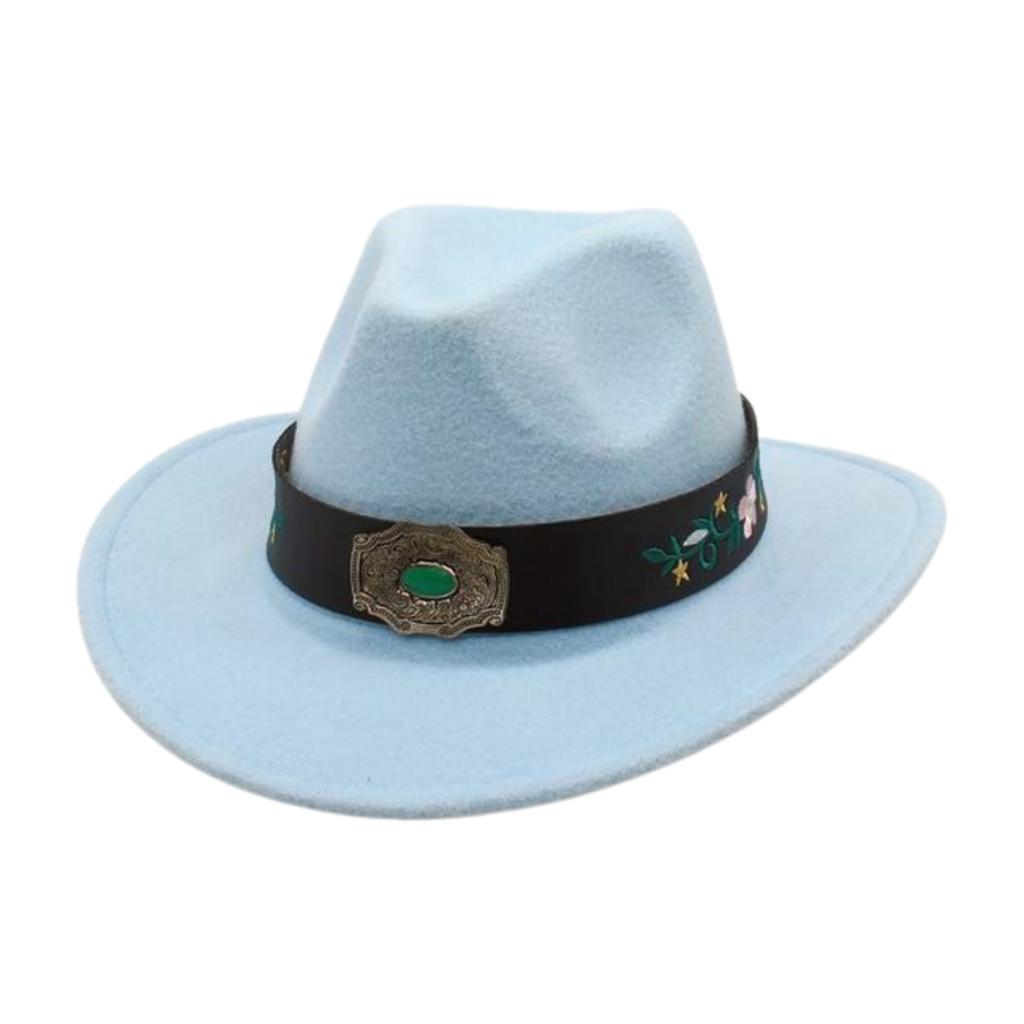 Direct Supply Top Hat Outdoor Retro Jazz Hat Vacation Travel British Style Western Cowboy Hat