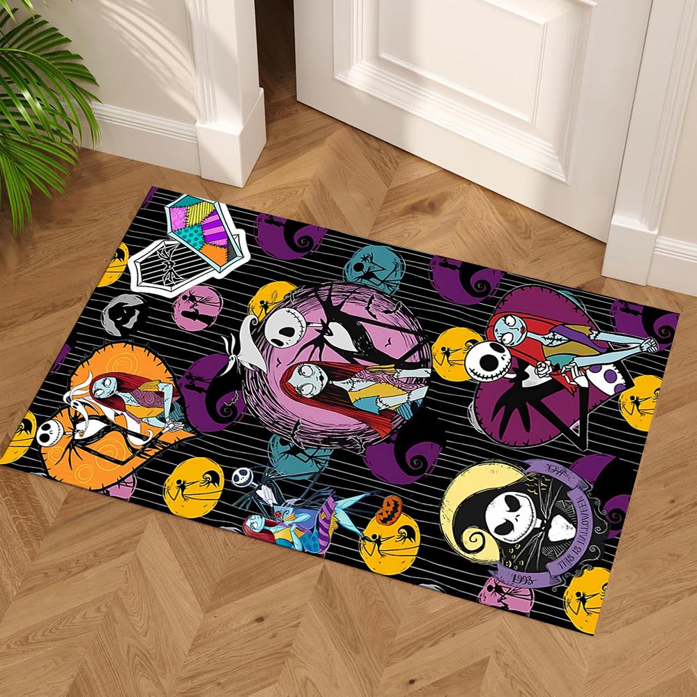 Jack Skellington Floor Rug Office Rug Suitable for Game Room Entryway Balcony Decorate room Antislip Carpet Decorate Offices Perfect Gift for Women/Me