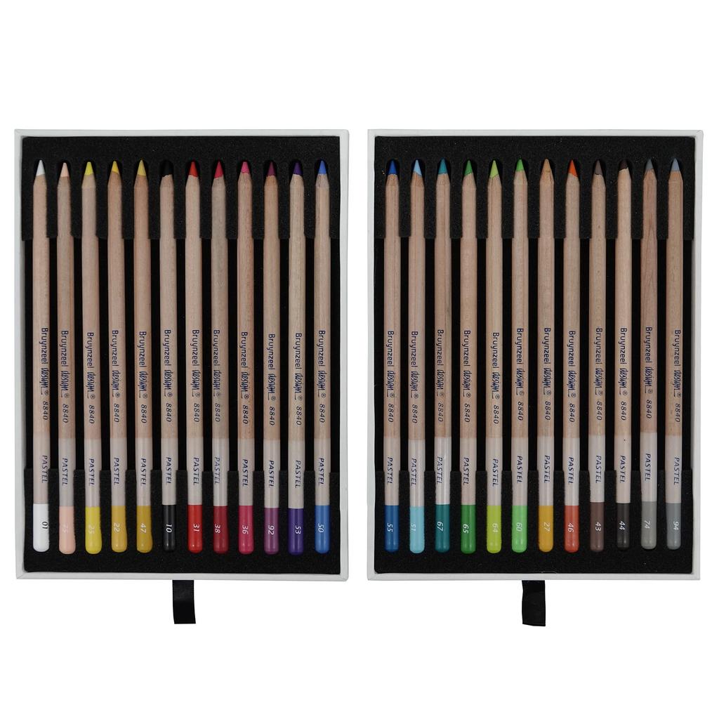 Blanziel Design Pastel Pencils, 24 Colors