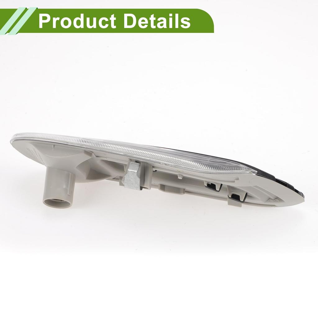 Compatible with HOPESPANNER Mini No.63137298347 Side Marker Light Cover Waterproof White Blinker Corner Parking
