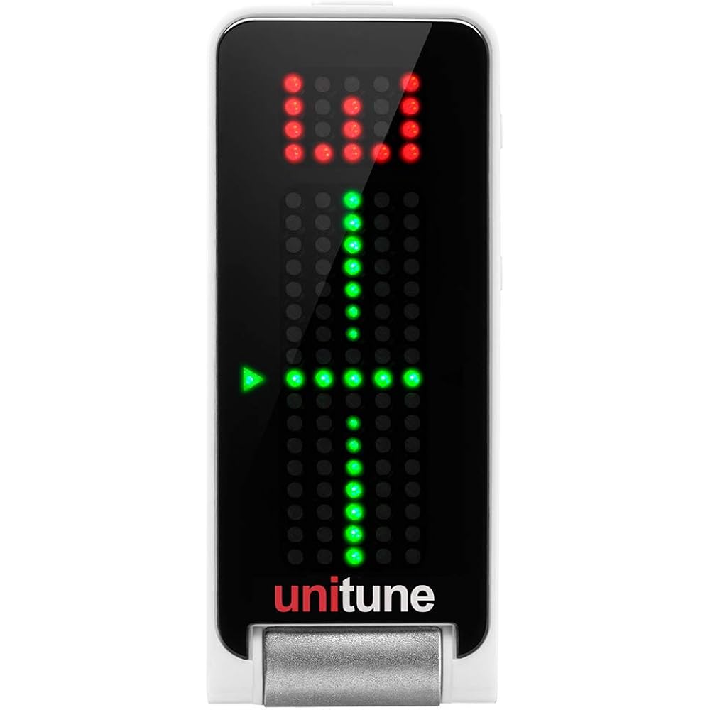 TC ELECTRONIC Guitar/Bass Clip Tuner: UniTune Clip Clip Tuner