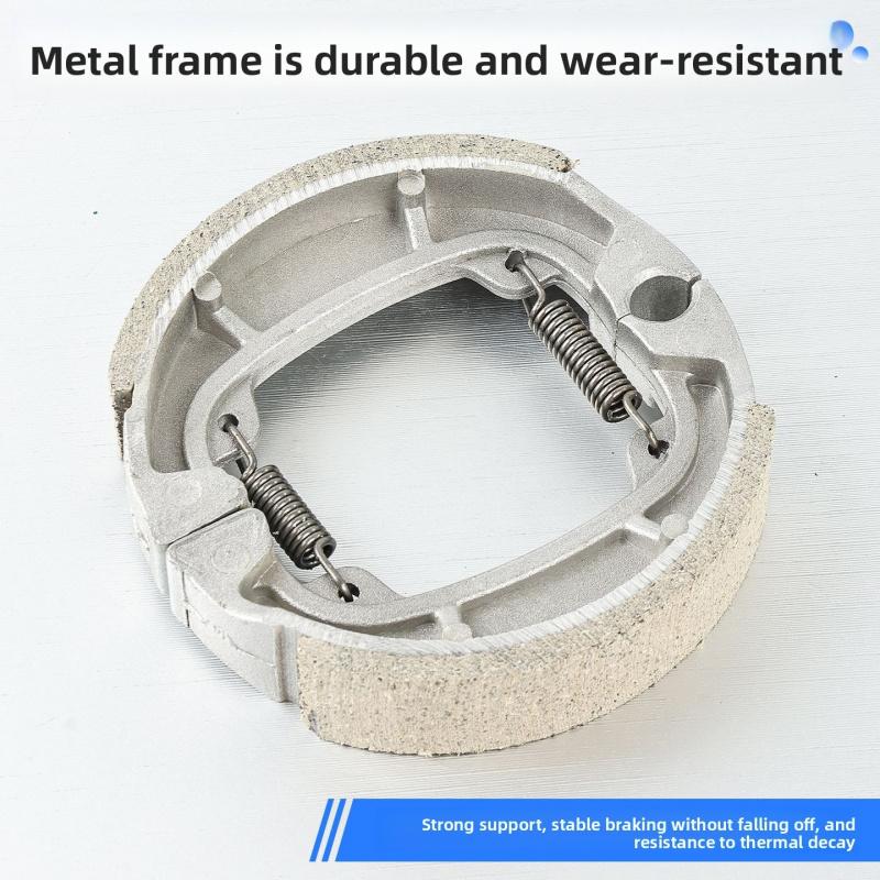 Battery-powered vehicle AG50 front wheel drum brake pads, universal 90 brake shoe blocks, small drum brake pads