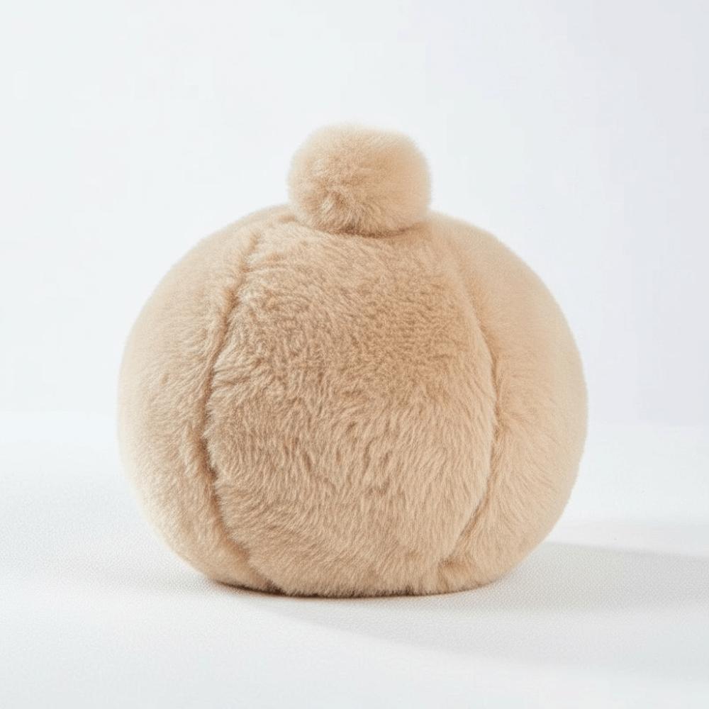 

Plush Pet Chewable Ball Simulated Rabbit Buttocks Rabbit Calming Ball Chase Games хакі