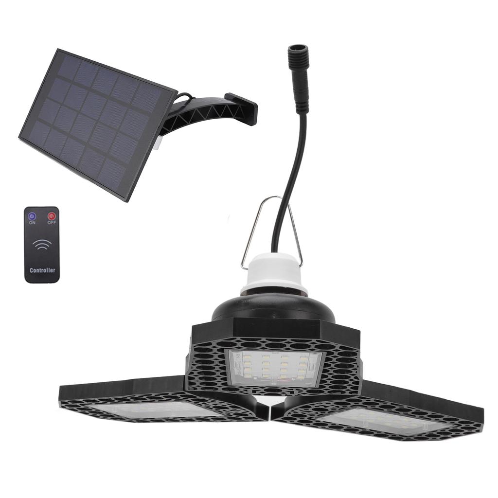 Solarleuchte Außen IP65 Wasserdicht Fernbedienung LED Solarbetriebene Leuchte für Hof Garten