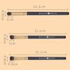 Aluminum Ins Net red Beauty salon Makeup Brush Eye Shadow Brush Beauty Tool Eye Shadow Stick