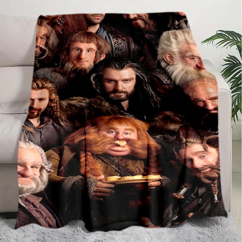 1PC The Lord of the Rings Blanket, All-season Lightweight Home Office Outdoor Nap Multifunctional Blanket, Christmas Gifts