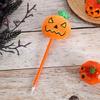 4Pcs Halloween Pumpkins Gel Pen Novelty Writing Pen 0.7mm Pen Tip Smooth To Write Halloween Party Supplies