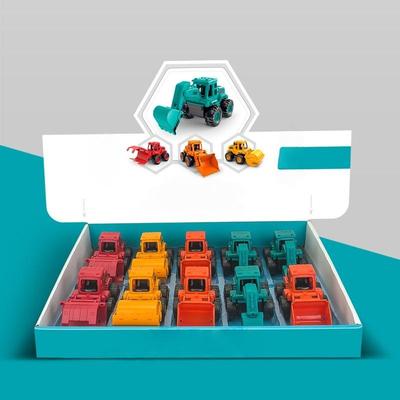 1Pcs Classic Vehicle Engineering Models Car Excavator Bulldozing Shovel Boy Retro Toys Children'S Toy Car For Boys
