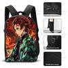 Demon Slayers Backpacks for Student Women Men Travel Bag Cartoon Graphic Print Mochila Kawaii Backpack School Bag Birthday Gift