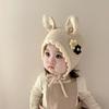 Windproof Baby Winter Cap Warm Lining Kids Pullover Hats Cute Newborn Earflap Hat  Autumn Winter