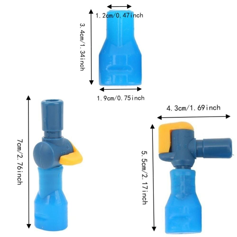6PCS Silicone Bite Valve Replacement Tube Nozzle Replacement for Hydration Bladder