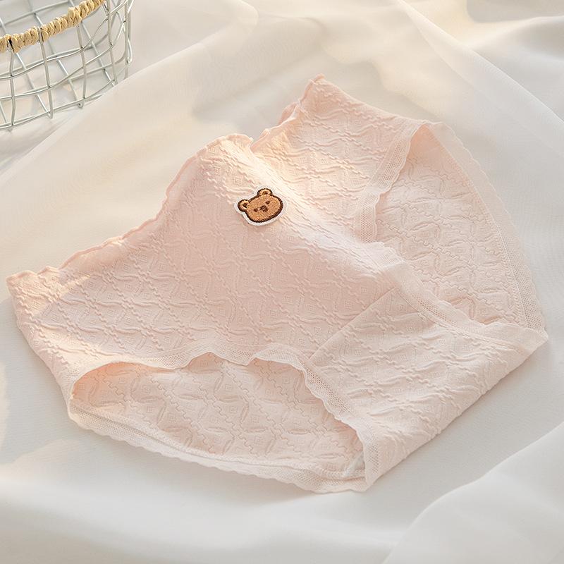 

Нижнее белье класса А из чистого хлопка для женщин, все хлопковые трусы, антибактериальные, бесшовные, с ластовицей, дышащие, треугольные шорты для женщин, трусики XL