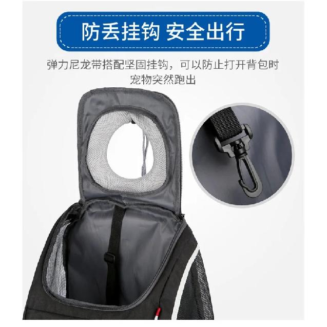 Double Shoulder Strong Pet Carrier Backpack Dog Cat Outdoor Travel Carrier Packbag Portable Pet Bag Mesh Backpack Head for Dog