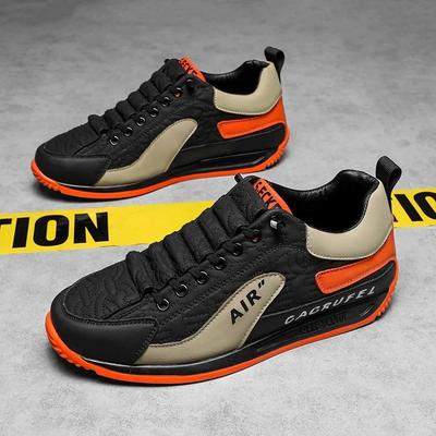 Men 2024 New Sneakers Leather Men's Running Shoes Increased Casual Shoes for Man Lace-up Board Tenis Sneakers Zapatilla Hombre