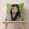 POP Korean Singer I-IU Pillow Covers Cartoon Sofa Decorative Home Double-sided Printing Short Plush Cute Cushion Cover