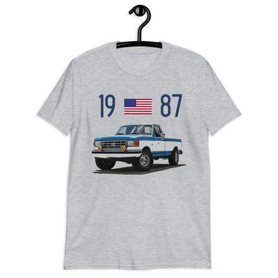 1987 Ford F150 Pickup Truck Besitzer Geschenk Kurzarm Unisex T-Shirt
