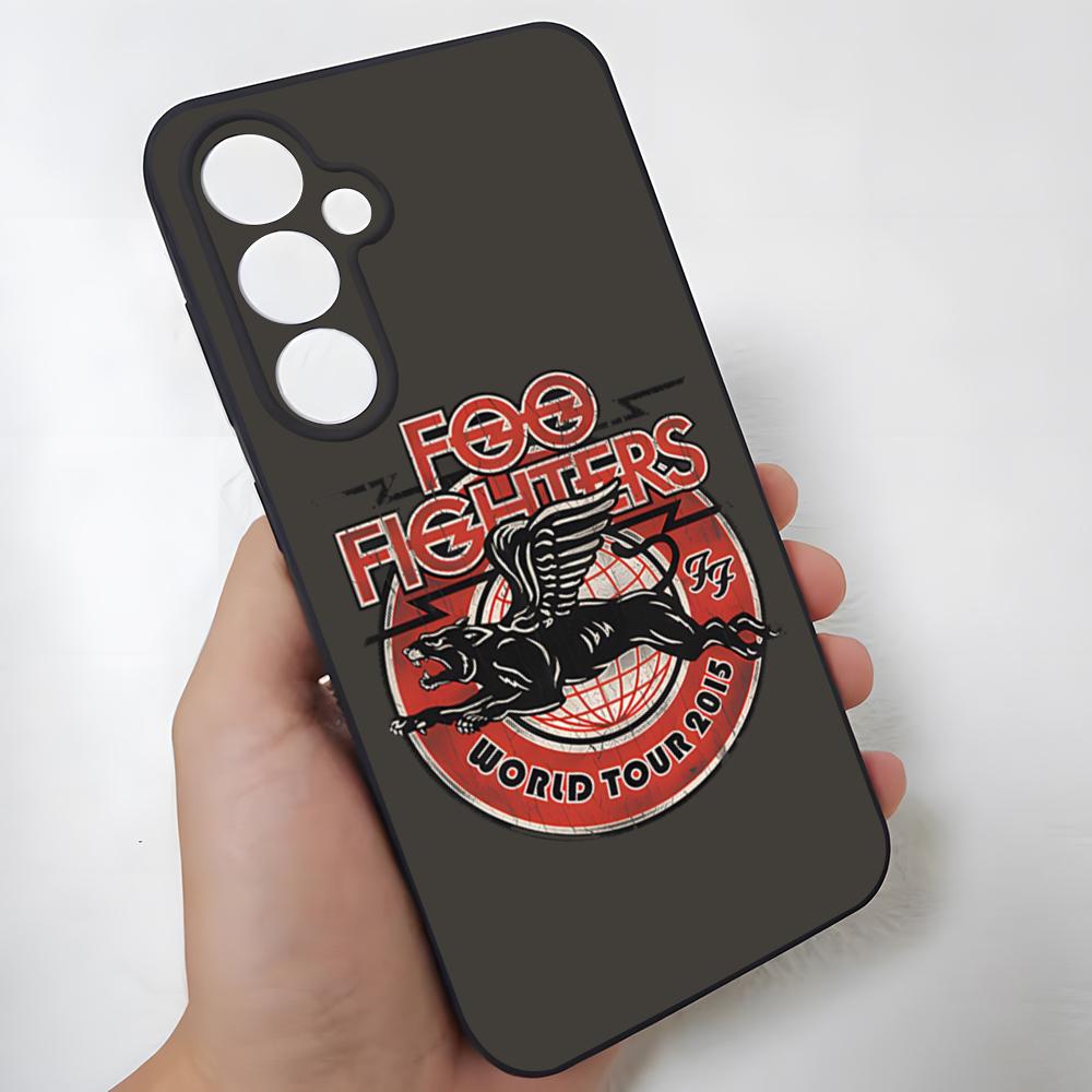 Foo Fighters Band Phone Case For Samsung S26 Ultra S25 Edge Ultra S23 S22 S21 S20 Ultra Plus S24 Fe Glass Cover