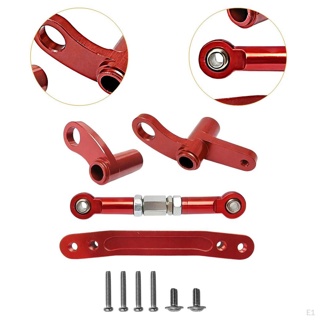 Metal Steering Component Kit for Scy1/16 16104 16101 - Easy Installation DIY Modification