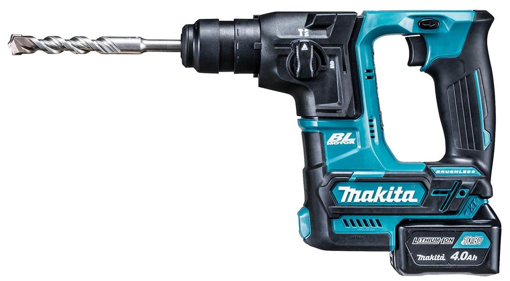 Makita HR166DZK Cordless Hammer 16mm Charger Sold Drill, 10.8V, SDS+ (Battery Separately)