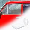 Waterproof PVC Film for Broken Window Car Window Covering Film with Double Side Tape Glass Fix Kit Easy Installation