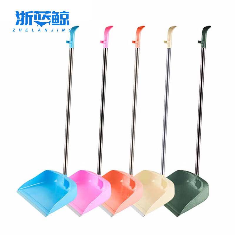 Zhe Lan Jing Soft-Bristle Broom and Dustpan Set