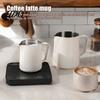 Coffee Frother Jug with Scale Stainless Steel Milk Frothing Pitcher Professional Latte Art Cup Espresso Tool Measurement Scale Dripless Spout