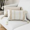 Bedroom Decorative Boho Woven Tufted Tassel Throw Pillow Cushion Cover Pillow Shell Pillowcase