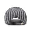 Women's Autumn Winter Houndstooth Rhinestone M Letter Baseball Cap Wool Warm Peaks Cap