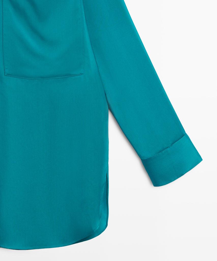 Masimodutti Satin Pocket Fluid Shirt