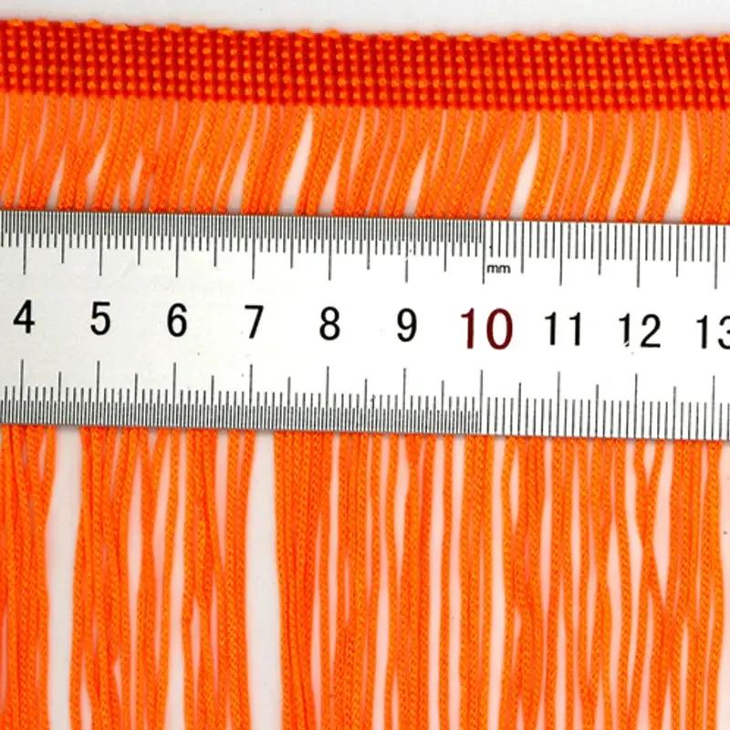 10yard/lot 15cm/20cm/30cm Polyester Tassel Lace Fringe Trimming Latin Dance Clothing Accessories DIY Curtain Decoration JK142