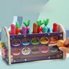 Multifunctional Dinosaur Percussion Toy: Whack-a-Mole, Magnetic Maze, Carrot Pull, Piano
