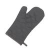 1PC Heat Resistant Oven Mitts Kitchen Gloves Microwave Safe Long Anti Scalding Cloth Mittens For Cooking Baking Solid Color Protective Gear