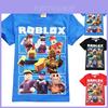 Żywy T-shirt z postaciami z gry Roblox dla dzieci z wygodnej bawełny