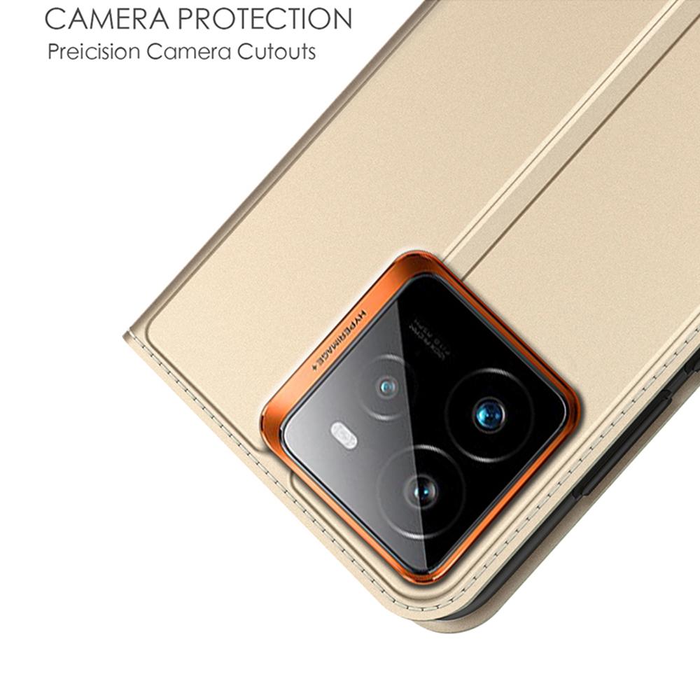For Realme GT 7 Pro 5G Case PU Leather Phone Cover with Card Holder Stand Magnetic Closure