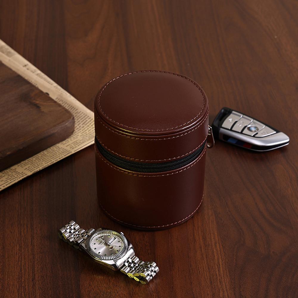 Multifunctional Fashion Watch Boxes Travel Portable Bag PU Leather Watch Box Jewelry Gift Storage Display Zipper Packaging Box