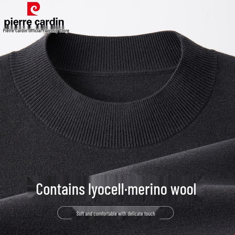 Pierre Cardin Men s Wool Blend Round Neck Pullover Sweater 2XL