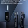 Flexible Wireless Microphone System Transmitter Receiver For Dynamic Microphones Perfect For Live Performances